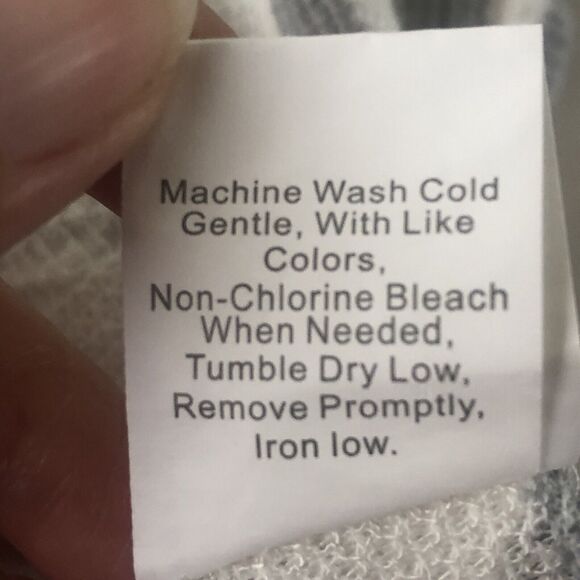 Striped Oversized Tie Front Cardigan Size Medium - Picture 7 of 10